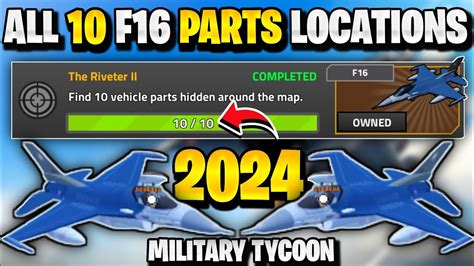 New Map How To Find All F Parts Locations In Roblox Military