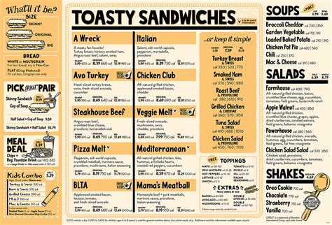 Potbelly Menu Refresh on Behance