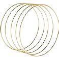 Sntieecr Pack Inch Cm Large Metal Floral Hoop Wreath Macrame