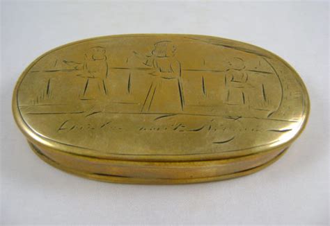 Antiques Atlas Th Century Dutch Brass Snuff Box