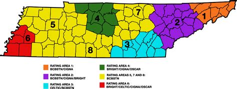 Download 2019 Tennessee Health Insurance Carrier Coverage Map