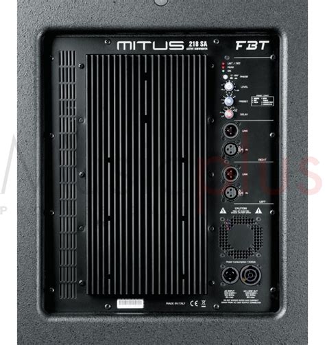 FBT Mitus 218SA Active Subwoofer 2000W RMS 8 Ohms 2x18