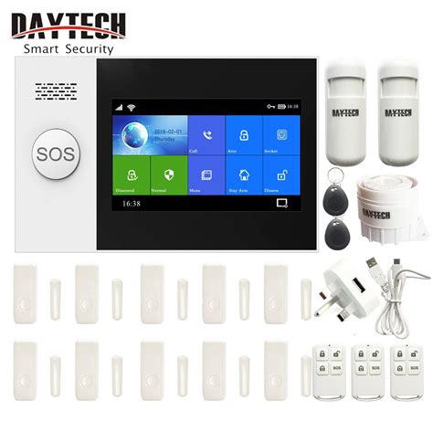 Daytech Wireless Wifi Gsm Alarm System Ta Full Touch Color Screen