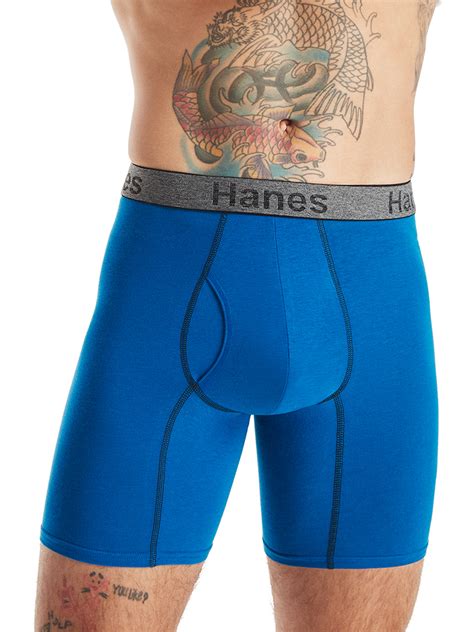 Hanes Mens Comfort Flex Fit Ultra Soft Cotton Stretch Boxer Briefs 3