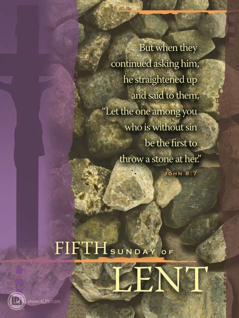 Fifth Sunday Of Lent Lent Lenten Season Liturgical Seasons