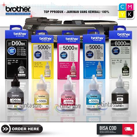 Jual Tinta Printer Brother Bt Bt D Bk Dcp T W Dcp T Dcp