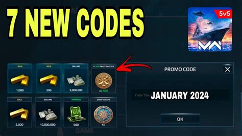 New Modern Warships Promo Codes January Modern Warship Codes