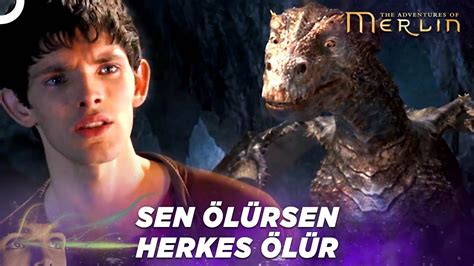 Merlin in Büyük Sınavı Merlin Ejderha Sahneleri YouTube