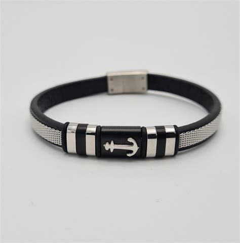 leather bracelet – Gold & Silver Touch