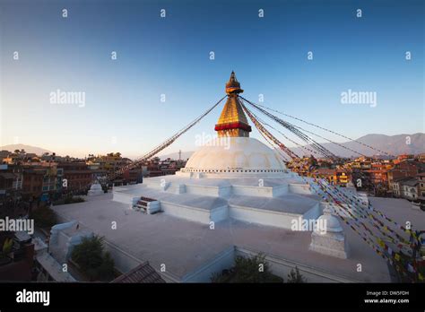 Boudhanath stupa in Kathmandu, Nepal Stock Photo - Alamy