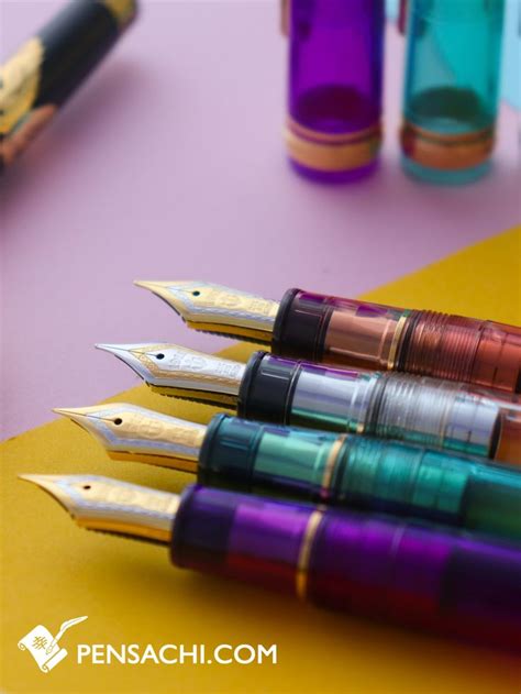 Sailor Fountain Pen Nibs | | Lavender | Aqua Blue | Clear | Hawaiian ...