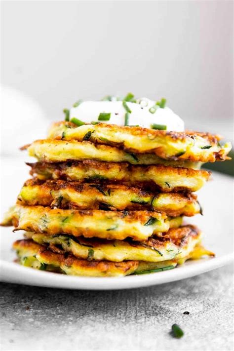 Easy Zucchini Fritters Recipe Savory Nothings