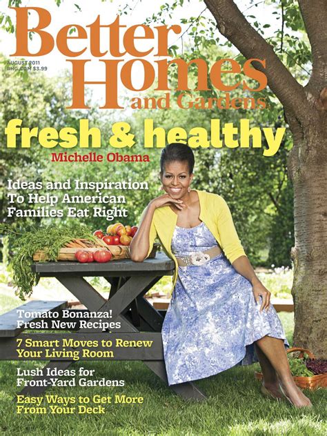 Michelle Obama On Better Homes And Gardens Cover Is Rare Milestone