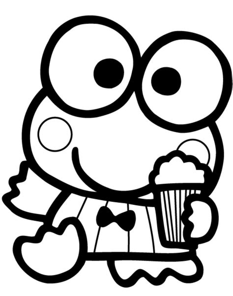 Keroppi Coloring Pages Clip Art Library