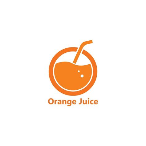 Orange Juice Logo Icon Vector Template Vector Art At Vecteezy