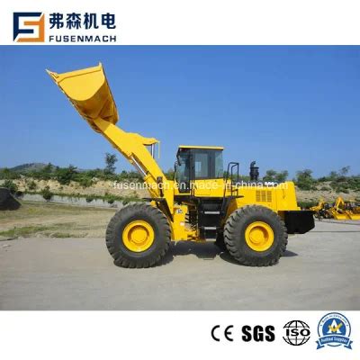 Wheel Loader Zl60 With Cummins Engine Rated Load 3 5m3 6 Tons China