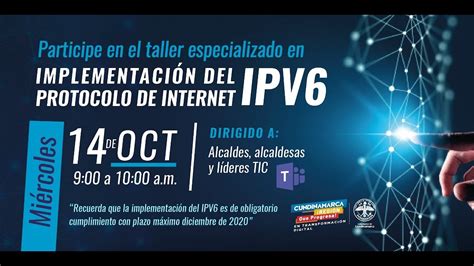 IMPLEMENTACIÓN DEL PROTOCOLO DE INTERNET IPV6 TALLER 1 YouTube