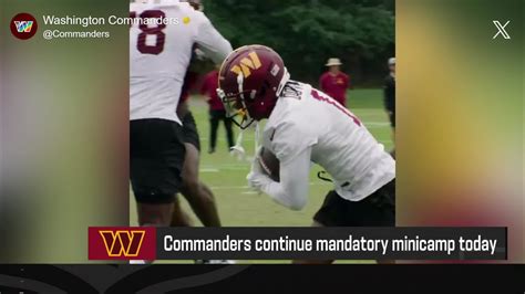 First Look Washington Commanders Quarterback Jayden Daniels Pinpoints