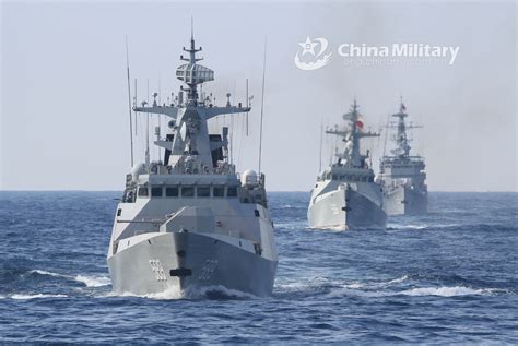 Frigates Participate In Four Day Maritime Training China Military