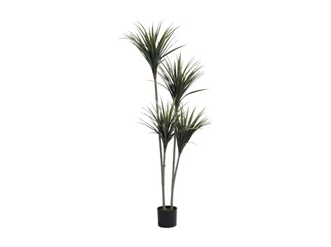 Plante Arbuste Arbre Artificielle Yucca H 150 X L 50 Cm Vert LYA