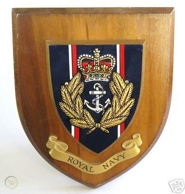 British Royal Navy Crest