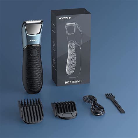 Kibiy Men S Body Groomer Groin Hair Trimmer With Led Light