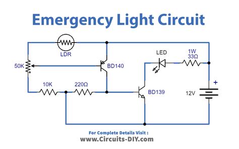 Simple Circuit Diagram Of Emergency Light - Circuit Diagram