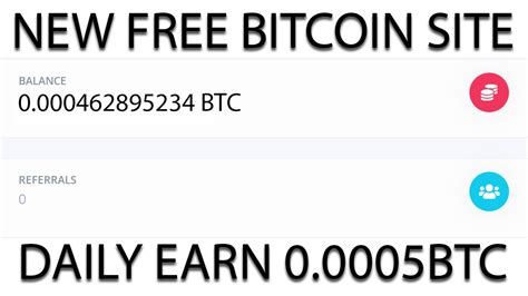 New Free Bitcoin Earning Site Free Btc Earning Site Earnbtc