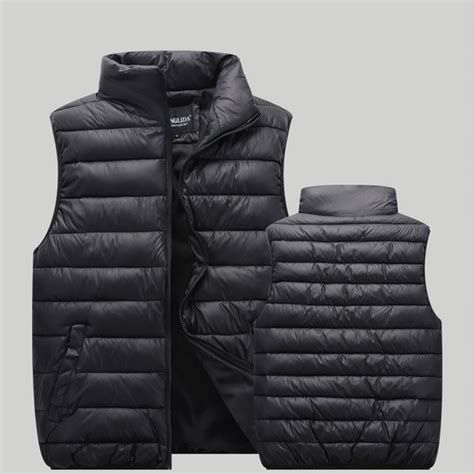 Caicj98 Vests For Women Casual Women Quilted Vest Zip Up Stand Collar