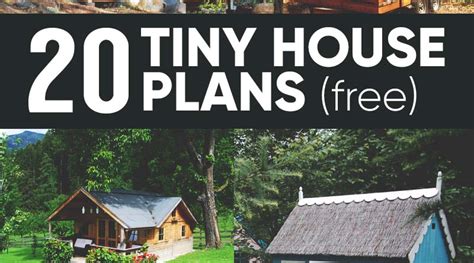 Free Diy Tiny House Plans To Help You Live The Small Happy Life