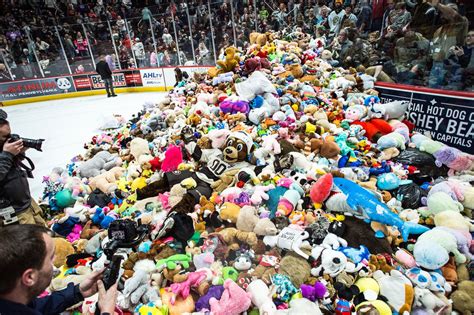 Hershey Bears Famous Teddy Bear Toss Scheduled For Sunday Heres Wh