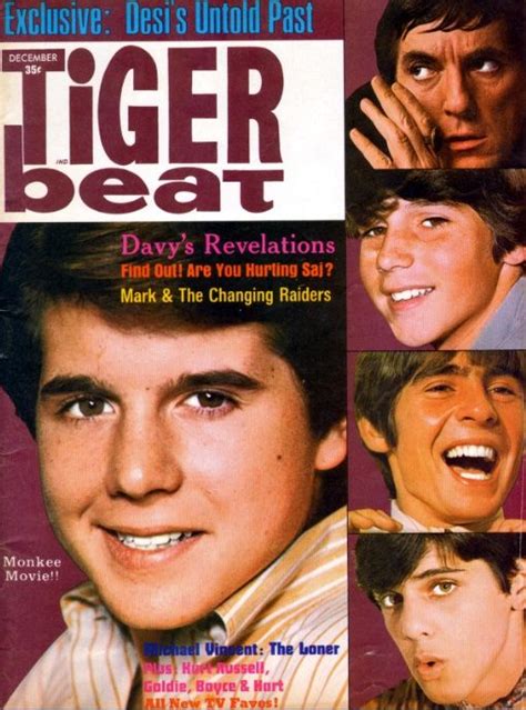 The Cover Of Tiger Beat Magazine Showing Four Men Smiling And Laughing With Their Mouths Open