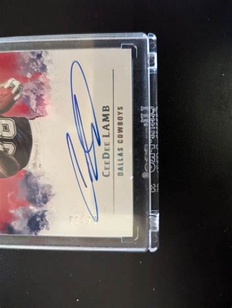 Ceedee Lamb Panini Origins Rookie Autographs Ra Cl Au Rc Nfl