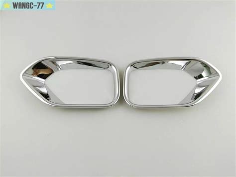 For Subaru Outback 2015 19 ABS Chrome Rear Fog Light Lamp Trim Cover