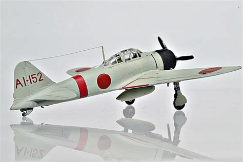 Yahooオークション 1144 【完成品】 海軍零式艦上機21型 赤城戦闘