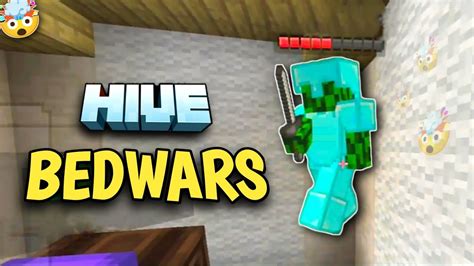 Hive Me Bhi Bedwars Mcpe Hive Bedwars Gameplay Youtube