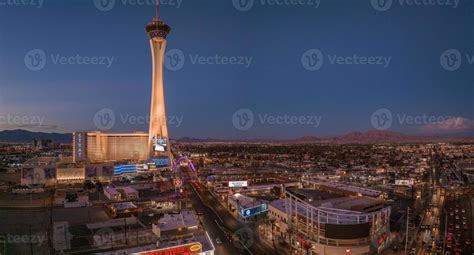 Panoramic aerial view of the Las Vegas Strip. 13433275 Stock Photo at ...