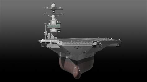 USS Gerald R Ford - 3D Model by ennuishao