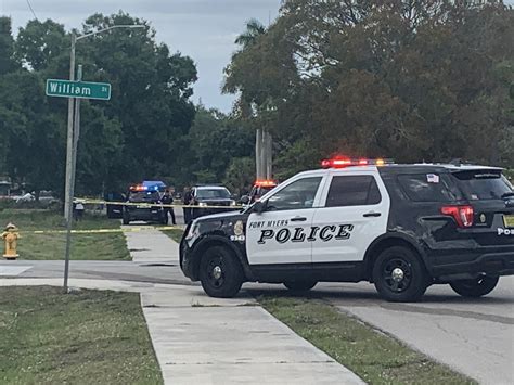 Fort Myers Police Investigating At William St And Bert Dr