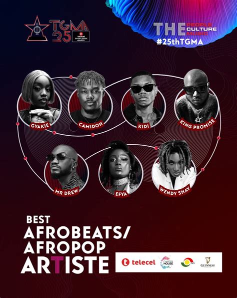 Telecel Ghana Music Awards Nominees Unveiling Full List Here