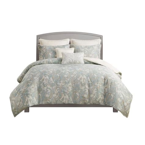 Harbor House Chelsea 3 Piece Blue Cotton King Cotton Duvet Cover Set Hh12 249 The Home Depot