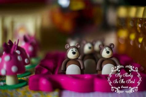 Masha and the bear Birthday Party Ideas | Photo 3 of 27 | Bear birthday ...