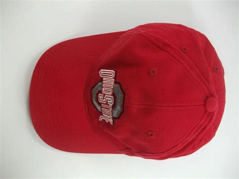 Ohio State Hat Red Snapback Baseball Cap Mens Accessories