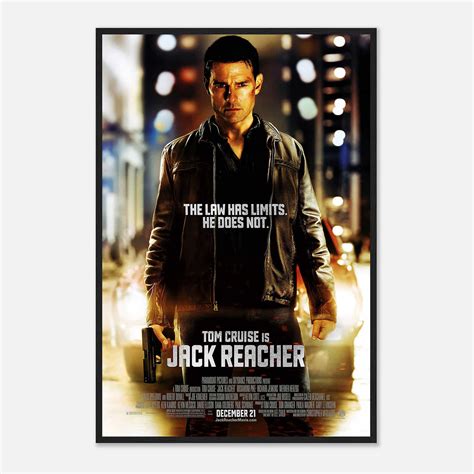 Jack Reacher Movie Poster, Jack Reacher (2012) Classic Vintage Movie ...