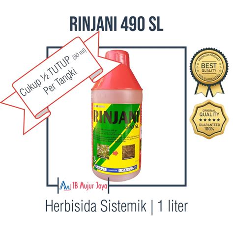 Jual Herbisida Obat Racun Pembasmi Rumput Sistemik Rinjani Sl