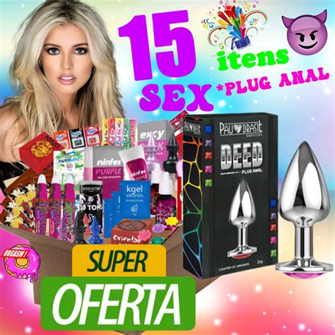 Kit Sex Shop 15 Produtos Eróticos Plug Anal Shopee Brasil Free