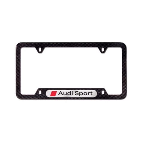 Audi License Plate Frame Audi Sport Carbon Fiber 8k0071801a By Genuine Oem Europa Parts