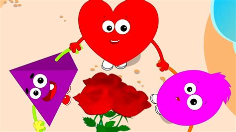 Ringa Ringa Roses Shape Cartoon And Preschool Song For Kids Youtube