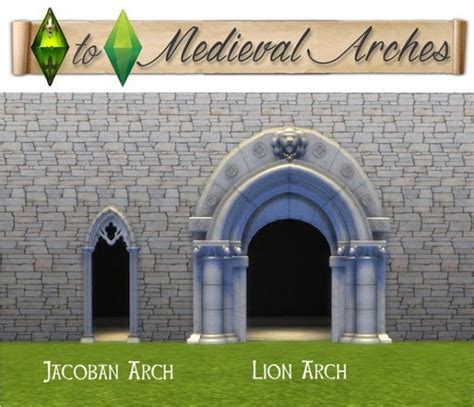 History Lover's Sims Blog: Medieval arches • Sims 4 Downloads | Sims medieval, Sims 4, Sims