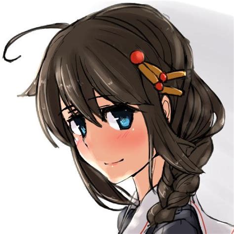 時雨艦これ 時雨改二 「twitterのプロフィール画像用の時雨ちゃん描いてたけどうーん 」comalaのイラスト